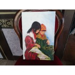 Малка картина масло на платно Испания - 3811 - КК5